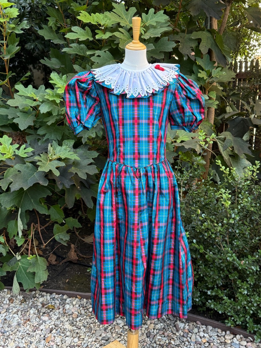 Sylvia Whyte vintage taffeta party dress - Size 14 (girls)